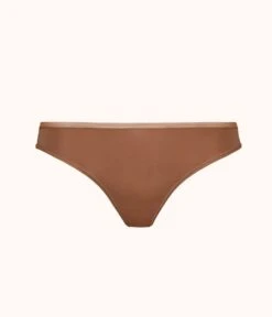 The No Show Thong: Rich Clay 10 The No Show Thong: Rich Clay -KIKIO Underwear Shop product flat front no show thong rich clay 4643baed f05a 4fd5 ae18 08ac9e71a4c0