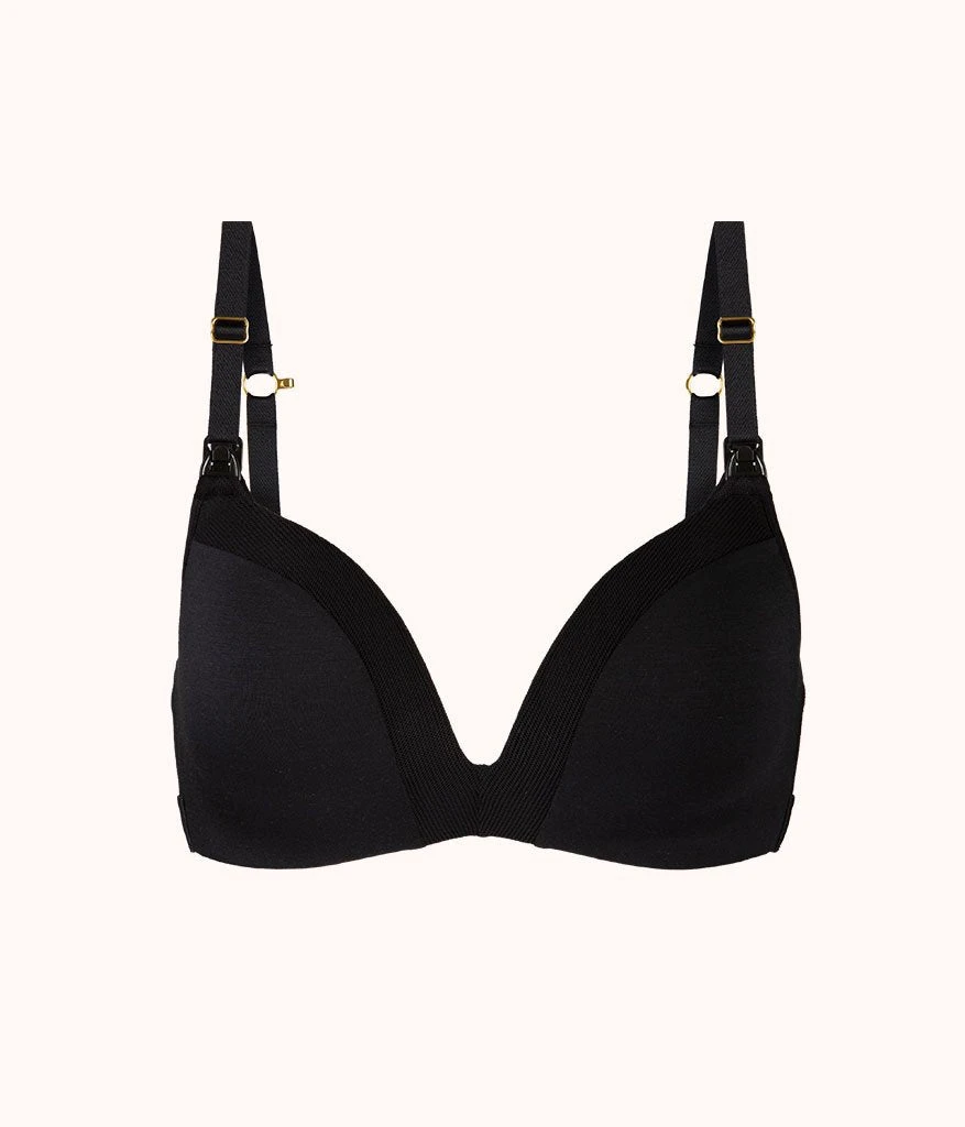 The No-Wire Nursing Bra: Jet Black 7 The No-Wire Nursing Bra: Jet Black - Image 5