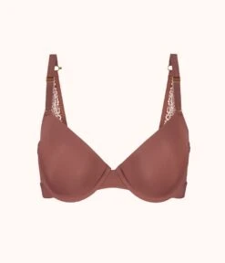 The T-Shirt Bra: Umber -KIKIO Underwear Shop product flat front t shirt bra umber bc4e2f52 58dd 4343 8321 8563fb2a908d