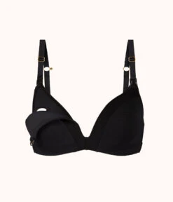The No-Wire Nursing Bra: Jet Black 15 The No-Wire Nursing Bra: Jet Black -KIKIO Underwear Shop product flat front1 no wire maternity jet black b4d3ccf1 19ae 4a18 9278 707e58e07573