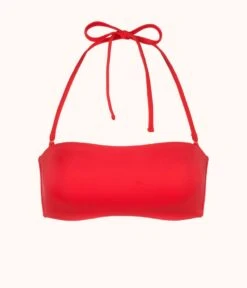 The Bandeau: Tomato Red -KIKIO Underwear Shop product flat front1 the bandeau top red ec9ac35c ca47 4739 aebd 912156d6d295